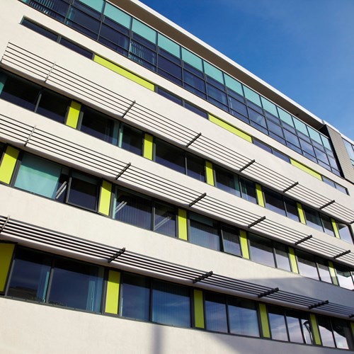 Aluminium facade