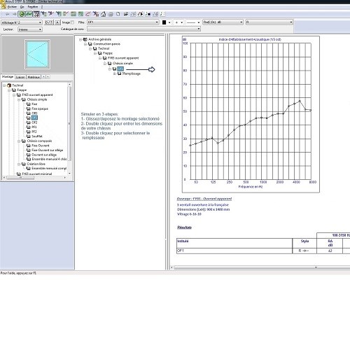 Technal software TECHACOUSTIC