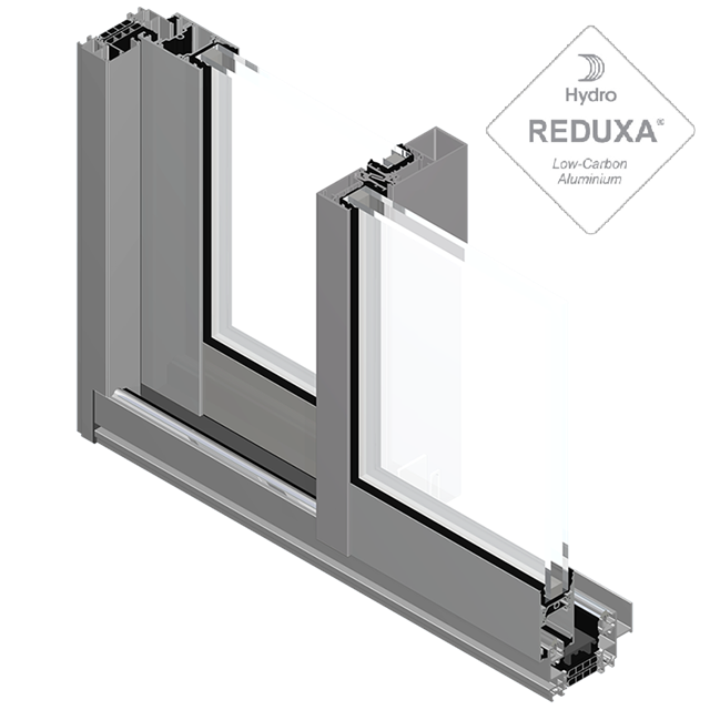 Corner angle SOLEAL sliding system straight cut