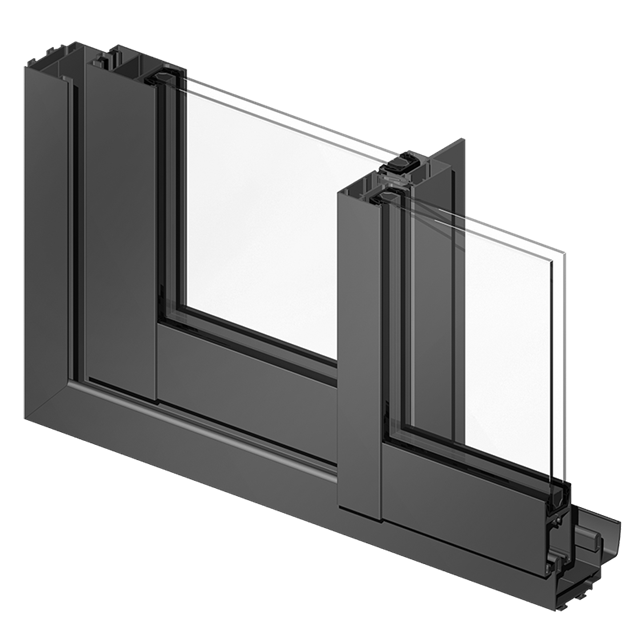 Sliding window Topaze with thermal break