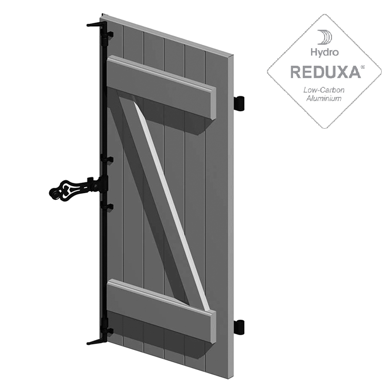 Tradictional solution of hinged shutter