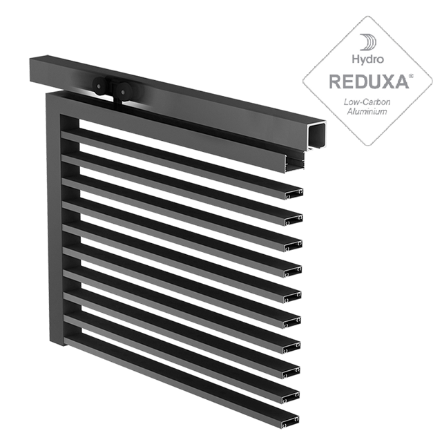 Blinds for a modern feature for curtain walling 