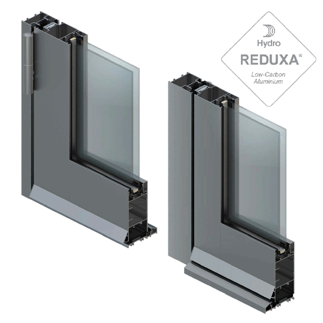 SOLEAL 55 door without thermal break