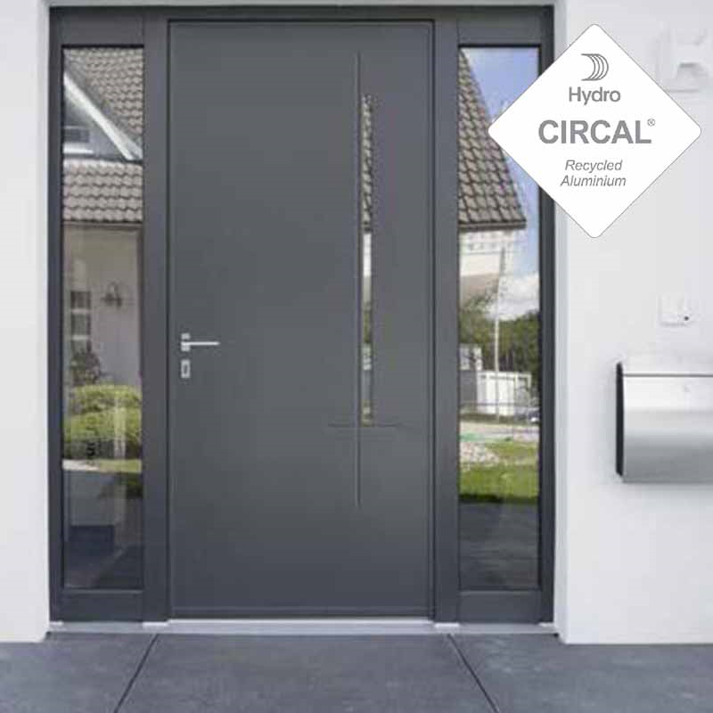 porte en aluminium monobloc