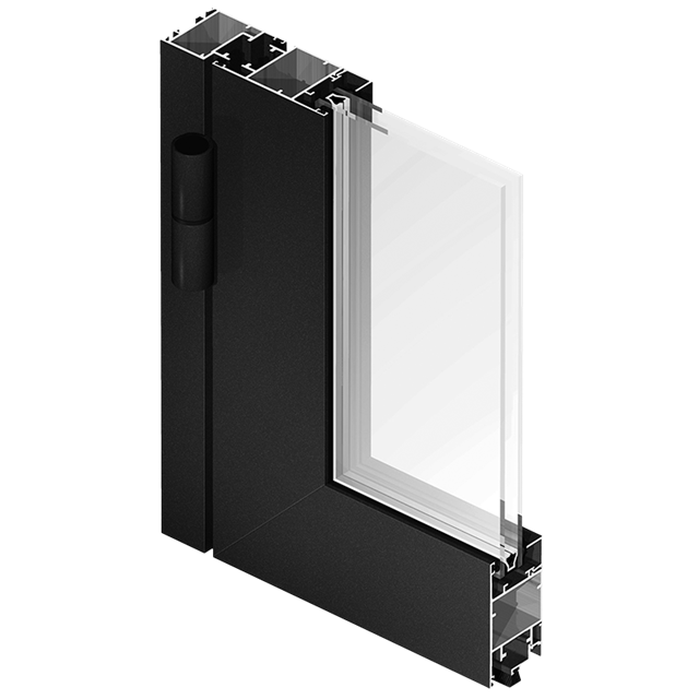 corner angle TOPAZE door