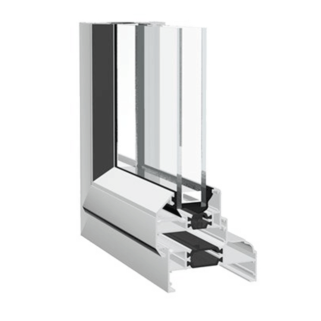 Aluminium window CROWN side-hung