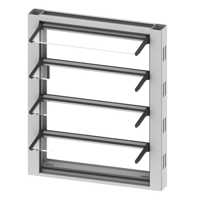 corner angle SAFETYLINE, glass louver