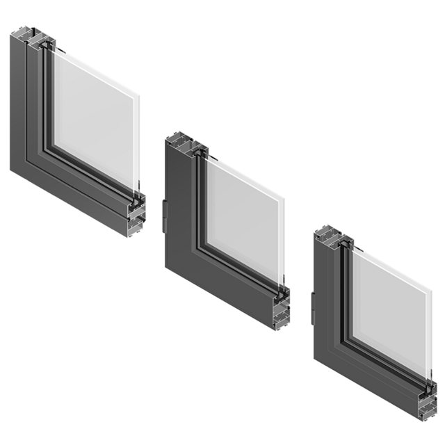 Corner view TOPAZE, the contemporary window