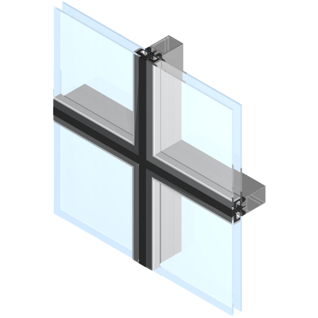 Corner view curtain wall GEODE  SG + SSG