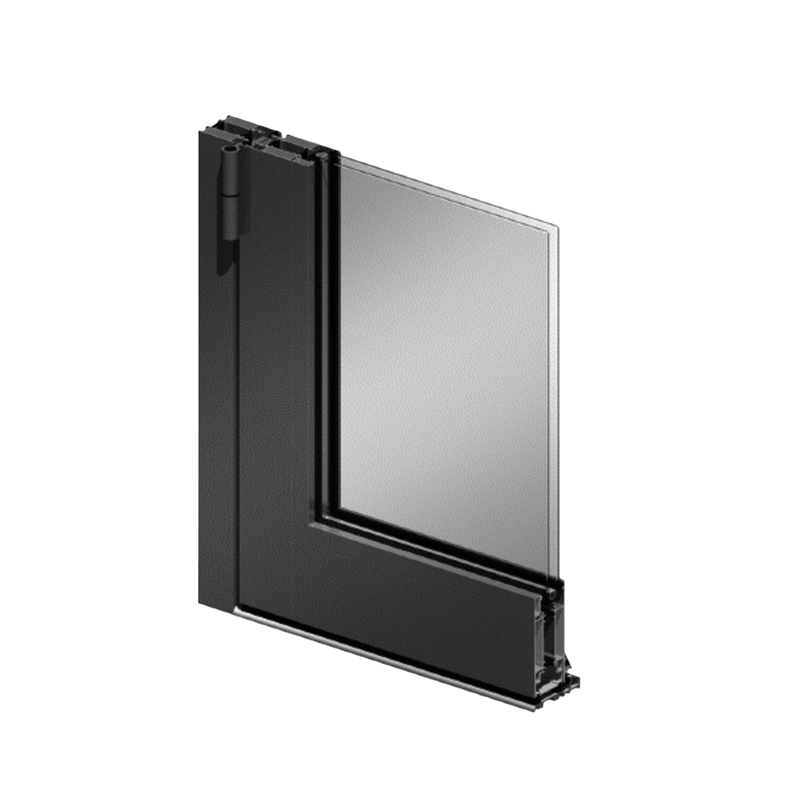 Aluminium door, the double-action hinged door