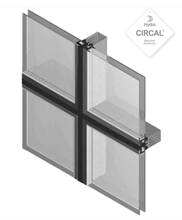 GEODE MX 52 Structural Glazing Curtain Walling