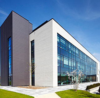 Aluminium façade systems for offices